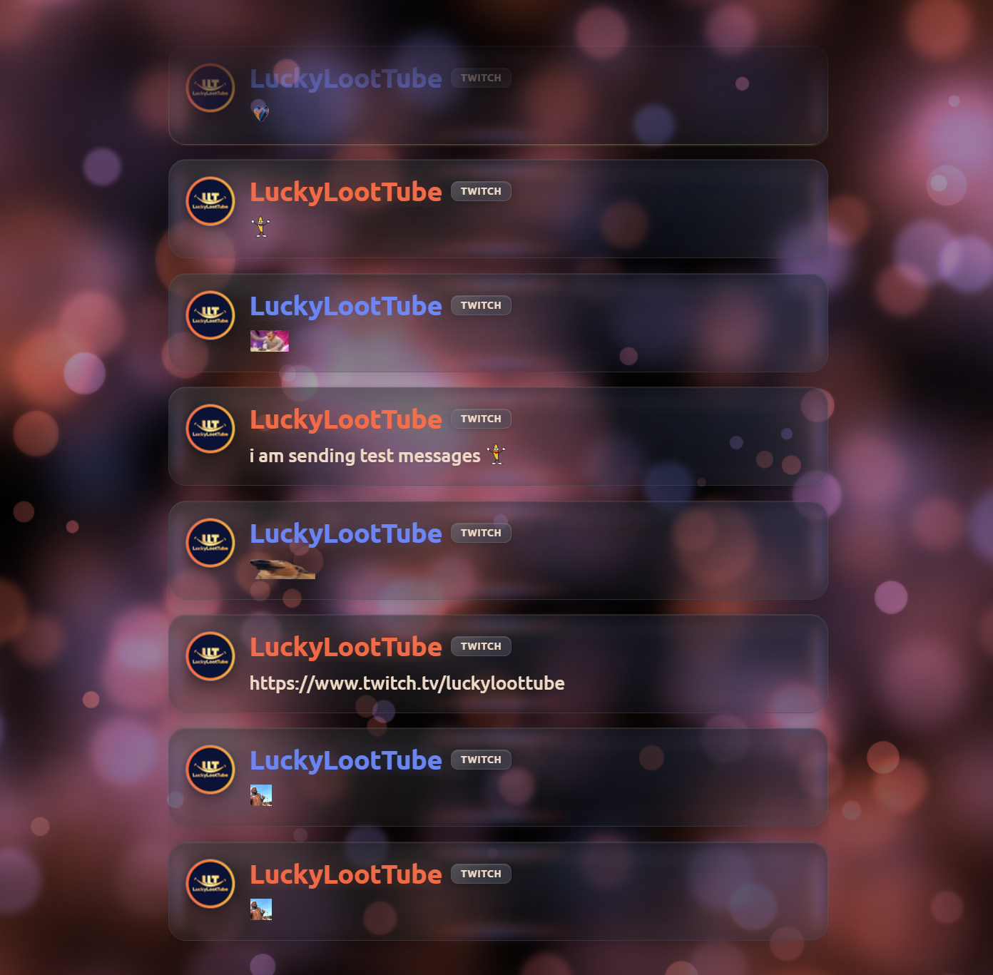 LuckyLootTube Liquid Glass Theme